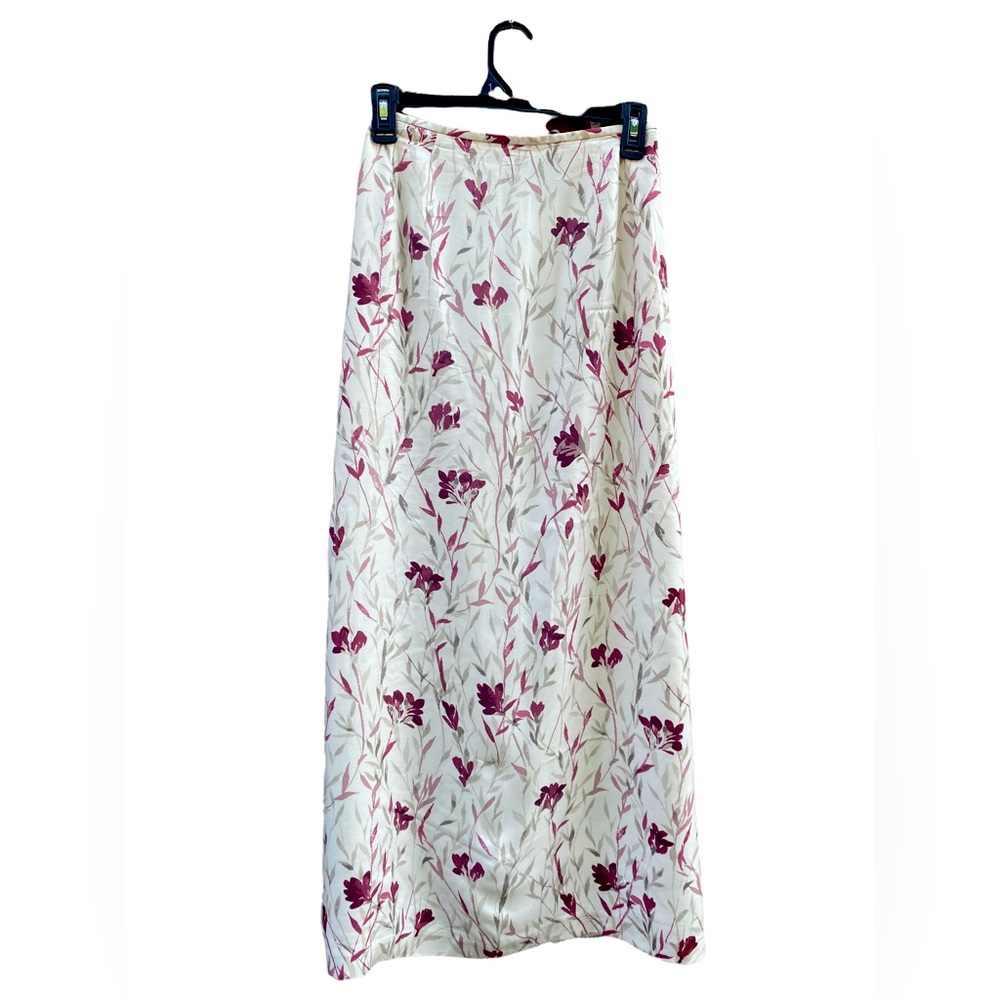 Long patterned skirt